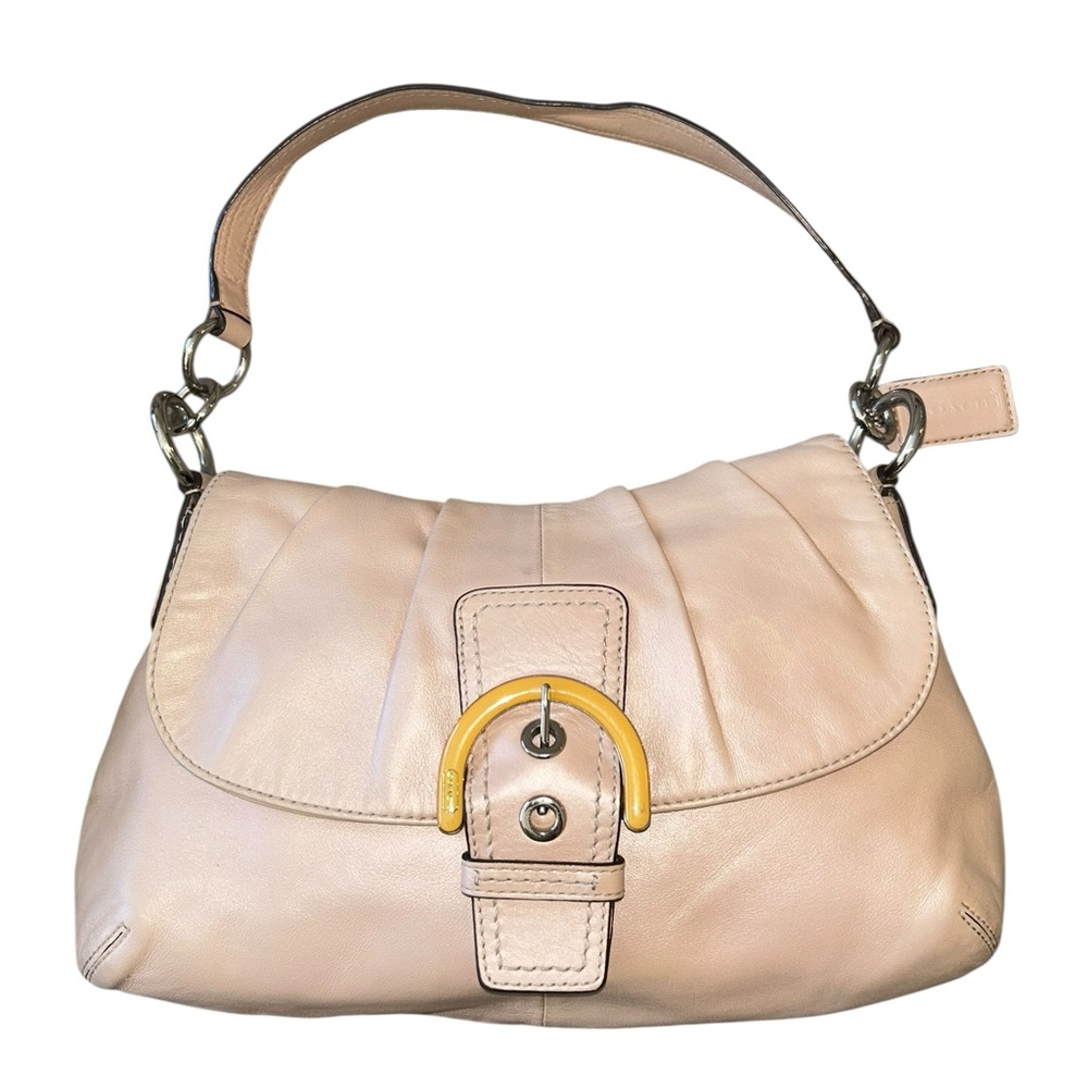 Coach Vintage Style y2k Pleated pink shimmer Soho bag F17217 RARE